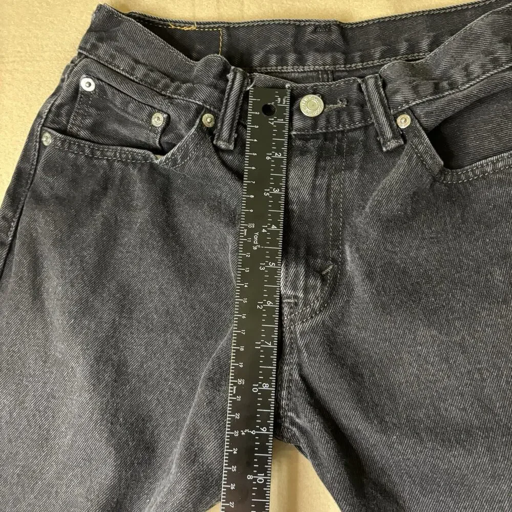 Levi's 505 Jeans‎ , Men's Size 29X30(27X29) , Black Denim